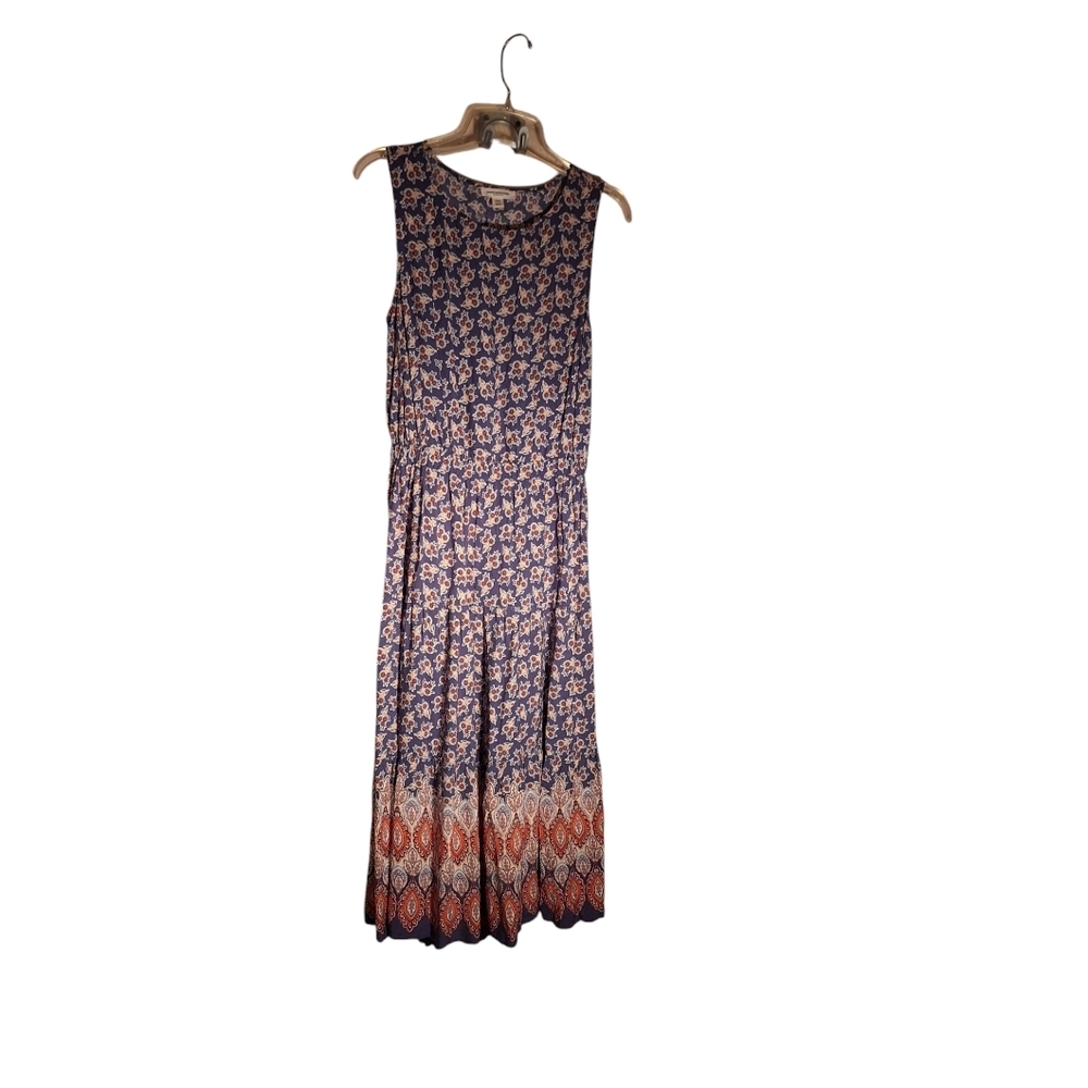 Beachlunchlounge Floral Paisley Maxi Dress Ladies Medium Lightweight Hippie Boho - Picture 2 of 8